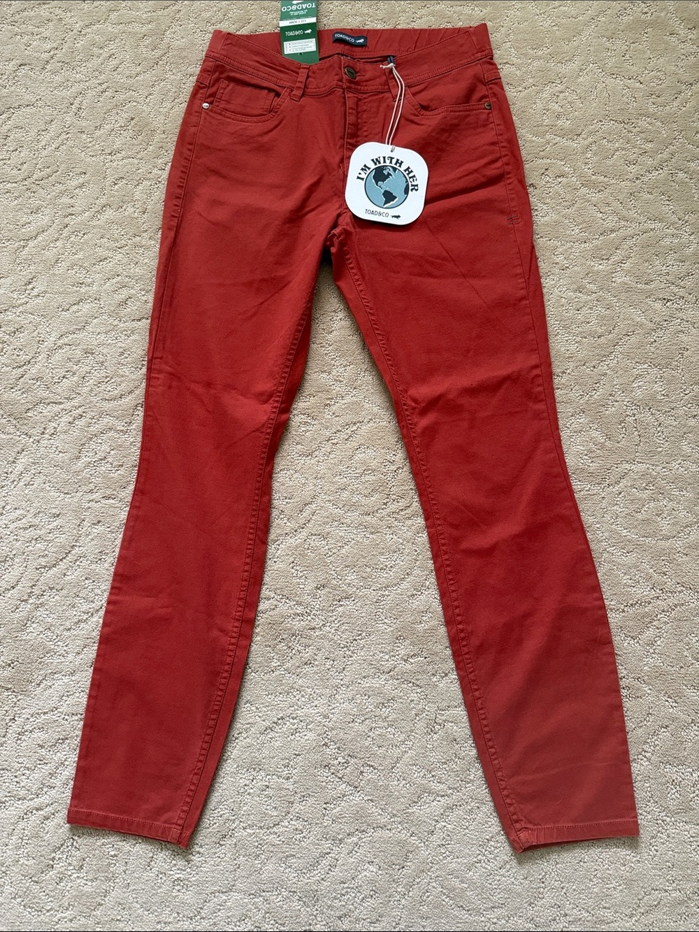 Toad&Co Women's Miraculous 2.0 Skinny Pant, Picante